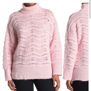 NWOT Frnch cable knit turtleneck